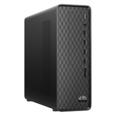 Компьютер HP Slimline S01-aF0039ur, AMD Athlon 3050U, DDR4 4ГБ, 128ГБ(SSD), AMD Radeon Graphics, Free DOS 3.0, черный [4j0s4ea] (1554578)