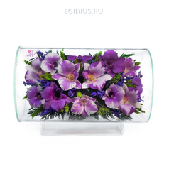 Цветы в стекле: Композиция из орхидей (арт.TLO3) (51183)