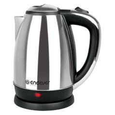 Чайник электрический ENDEVER Skyline KR-230S, 1800Вт, серебристый и черный (1158888)