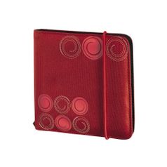 Портмоне HAMA Up to Fashion H-95669, красный, для 24 дисков [00095669] (825944)