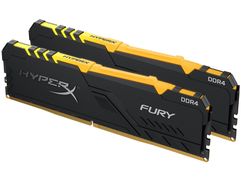Модуль памяти HyperX Fury RGB DDR4 DIMM 3733Mhz PC-29800 CL19 - 16Gb Kit (2x8Gb) HX437C19FB3AK2/16 (719188)
