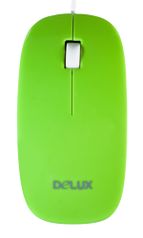Мышь Delux DLM-111OUG Green (360618)