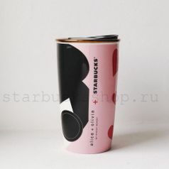 Керамический тамблер STARBUCKS™ Alice&Olivia 355 ml (243)