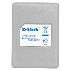 Сплиттер DialUp D-Link DSL-30CF/RS RJ-11 Annex A/L/M белый (512460)