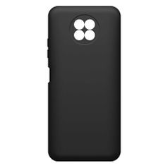 Чехол (клип-кейс) BORASCO Silicone Case, для Xiaomi Redmi Note 9t, черный [39922] (1475266)
