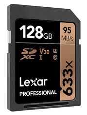 Карта памяти 128Gb - Lexar Professional SDXC UHS-I LSD128CB633 (810196)
