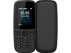 Сотовый телефон Nokia 105 (TA-1174) Dual Sim Black Выгодный набор + серт. 200Р!!! (878416)