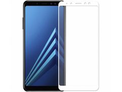 Аксессуар Защитное стекло Snoogy для Samsung Galaxy A7 2018 / А8 Plus Full Glass 0.33mm White Sn-TG-FG-SA7/2018/А8plus -wht (589336)