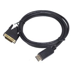 Кабель Display Port DisplayPort (m) - DVI (m), GOLD , 2м, с подсветкой, черный (1147349)