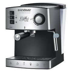 Кофеварка ENDEVER Costa-1060, эспрессо, серебристый / черный [80460] (1164607)