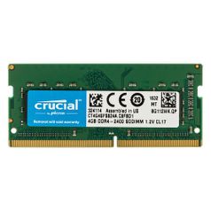 Модуль памяти Crucial CT4G4SFS824A DDR4 - 4ГБ 2400, SO-DIMM, Ret (395783)