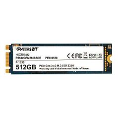 SSD накопитель PATRIOT Scorch PS512GPM280SSDR 512Гб, M.2 2280, PCI-E x2, NVMe (1067352)