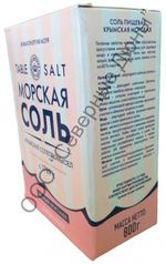 Крымская морская соль для пищи мелкий кристалл (800 гр.)