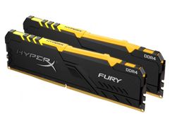 Модуль памяти HyperX Fury RGB DDR4 DIMM 2400Mhz PC-19200 CL15 - 32Gb Kit (2x16Gb) HX424C15FB3AK2/32 (673075)