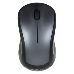 Мышь Logitech M310, оптическая, беспроводная, USB, черный и серебристый [910-003986] (385810)