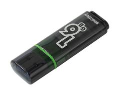 USB Flash Drive 16Gb - SmartBuy Glossy series USB 3.0/3.1 Gen.1 Dark Grey SB16GBGS-DG (799545)