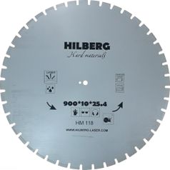 Диск алмазный отрезной 900 мм посадочное 25,4 мм Hilberg серия Hard Materials Laser НМ118 (247972086)