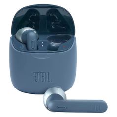 Гарнитура JBL T225 TWS, Bluetooth, вкладыши, синий [jblt225twsblu] (1457192)