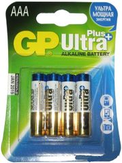 Батарейка AAA - GP Alkaline Ultra Plus 24AUP-2CR4 (4 штуки) (109555)