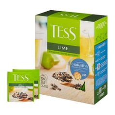 Чай Tess Lime зеленый цедра цитрусовых 100пак. карт/уп. (0920-09) (1132796)