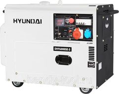 Дизельный генератор Hyundai DHY 6000SE-3 (141931323)