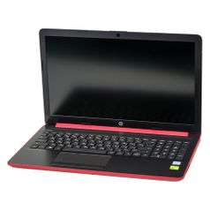 Ноутбук HP 15-da0086ur, 15.6", Intel Core i3 7020U 2.3ГГц, 4Гб, 500Гб, nVidia GeForce Mx110 - 2048 Мб, Windows 10, 4JS71EA, красный (1072985)
