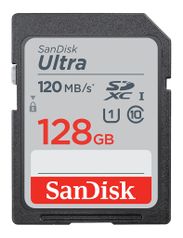 Карта памяти 128Gb - SanDisk Ultra Secure Digital XC UHS-I SDSDUN4-128G-GN6IN (802026)