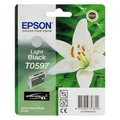 Картридж EPSON T0597, светло-черный [c13t05974010] (57849)