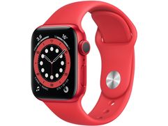 Умные часы APPLE Watch Series 6 40mm Red Aluminium Case with Red Sport Band M00A3RU/A (774711)