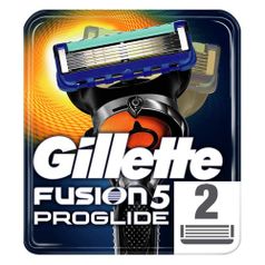 Сменные кассеты для бритья GILLETTE Fusion Proglide, 2 шт. [81521961] (362322)