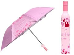 Зонт Эврика В бутылке Pink Love 91542 (156584)