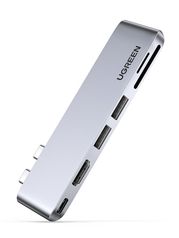Хаб USB Ugreen для MacBook 2xUSB Type-C - 2xUSB/HDMI/SD/TF 80856 (849684)