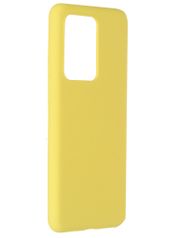 Чехол Pero для Samsung Galaxy S20 Ultra Liquid Silicone Yellow PCLS-0011-YW (789402)