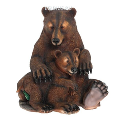 Фигура декоративная садовая Два медведя (25474)