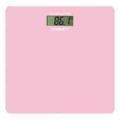 Напольные весы SCARLETT SC-BS33E041, до 180кг, цвет: розовый [sc - bs33e041] (1120577)
