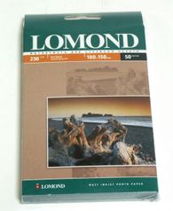 Фотобумага Lomond A4 230g/m2 матовая одностороняя 102016 (110717)