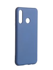 Чехол DF для Huawei P30 Lite/Honor 20S/Honor 20 Lite с микрофиброй Silicone Blue hwOriginal-09 (726410)