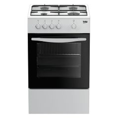 Газовая плита Beko FFSG42012W, газовая духовка, белый (1140835)