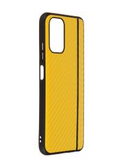 Чехол G-Case для Xiaomi Redmi Note 10/10S Carbon Yellow GG-1471 (865780)