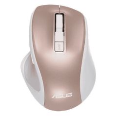 Мышь ASUS MW202, оптическая, беспроводная, USB, розовый и белый [90xb066n-bmu010] (1473367)