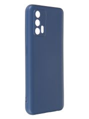 Чехол DF для Realme GT (5G) Silicone Blue rmOriginal-15 (866227)