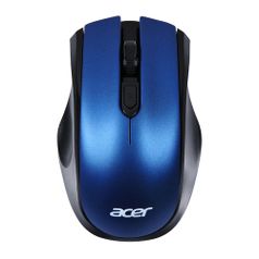 Мышь Acer OMR031, оптическая, беспроводная, USB, черный и синий [zl.mceee.008] (1369684)