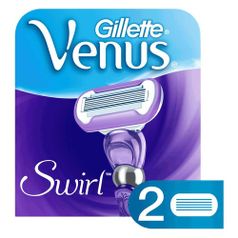 Сменные кассеты для бритья GILLETTE Venus Swirl, 2 шт. [81534303] (362280)