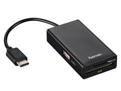 Хаб USB Hama USB-C/MicroSD/SD 00054144 (847693)