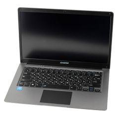 Ноутбук Digma EVE 14 C411, 14.1", IPS, Intel Celeron N3350 1.1ГГц, 4ГБ, 128ГБ SSD, Intel HD Graphics 500, Windows 10 Home, ES4058EW, темно-серый (1442113)