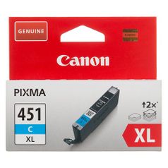 Картридж Canon CLI-451XLC, голубой / 6473B001 (747110)