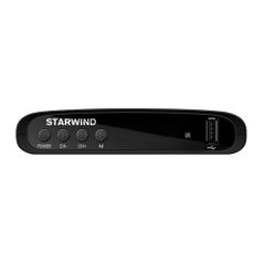 Ресивер DVB-T2 StarWind CT-100, черный (1115182)