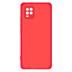 Чехол (клип-кейс) BORASCO Microfiber Case, для Xiaomi Mi 10 Lite, красный [39358] (1439950)