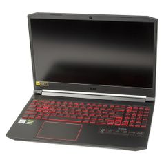 Ноутбук Acer Nitro 5 AN515-55-547E, 15.6", IPS, Intel Core i5 10300H 2.5ГГц, 8ГБ, 512ГБ SSD, NVIDIA GeForce GTX 1650 Ti - 4096 Мб, Eshell, NH.Q7JER.002, черный (1372672)