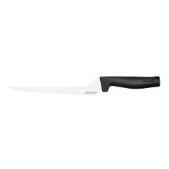 Нож кухонный Fiskars Hard Edge (1054946) стальной филейный для рыбы лезв.217мм прямая заточка черный (1458452)